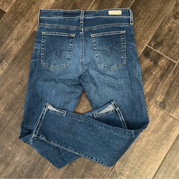 AG The Farrah High Waisted Skinny Side Slit Ankle Jeans / 10 Years Cambria Wash - Picture 9 of 10